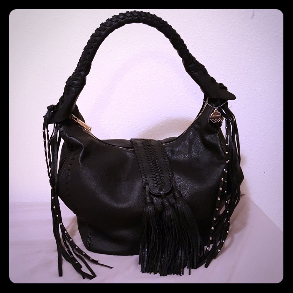 Black Leather Purse